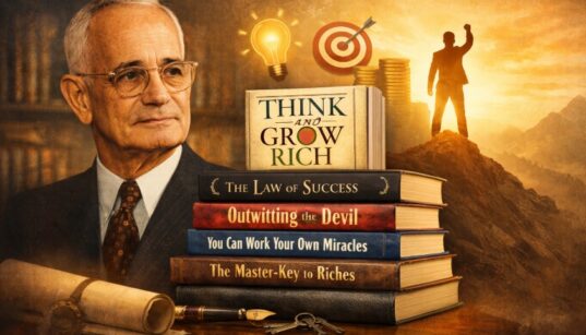 ნაპოლეონ ჰილი (Napoleon Hill) - გაიგე ნაპოლეონ ჰილის ყველაზე ცნობილი წიგნები, მათი შინაარსი, მიზანი და ვისათვისაა საუკეთესო.